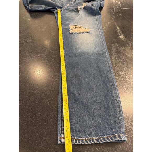 Madewell distressed Boy Jean size 27, 100% Cotton - Picture 7 of 10